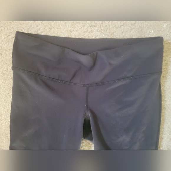 Pure Barre By Splits59 FullLength Black Ribbed CalfYoga Leggings Size small - Picture 2 of 10